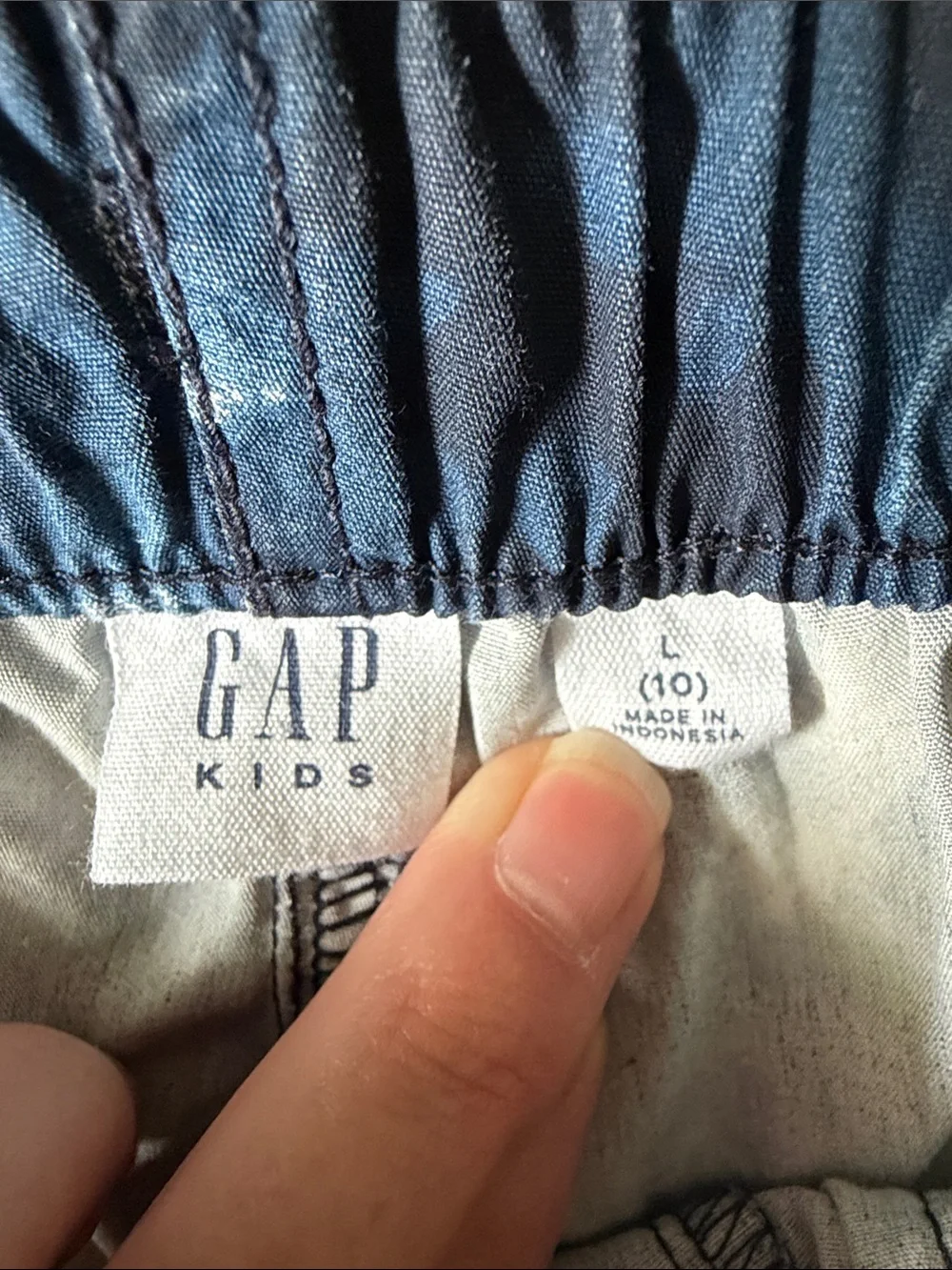 GAP Boys Navy Blue Tie-Dye Casual Shorts